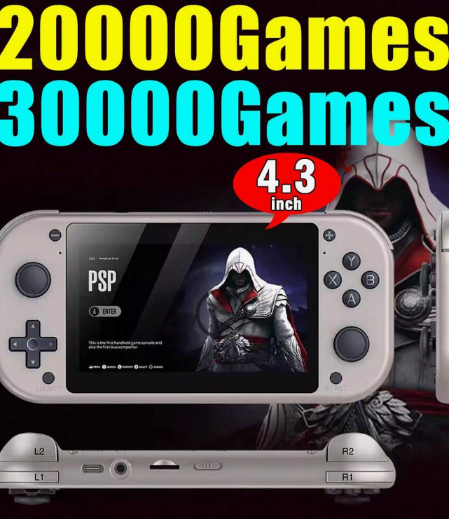 1pc Handheld Game Console, Built-In 25 Emulators Like GBA/PSP/PS1